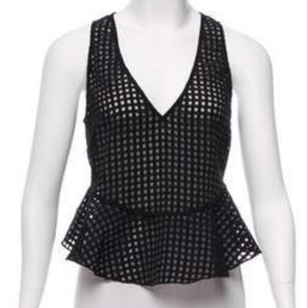 Firm! Elizabeth and James Peplum Crop top